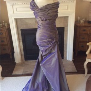 Tadashi iridescent gown